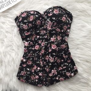 Fulltilt (Tillys) floral bustier